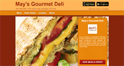Desktop Screenshot of mays-deli.com